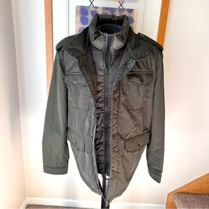 Levi’s 2 Way Coat Jacket Parka Water Resistant XXL